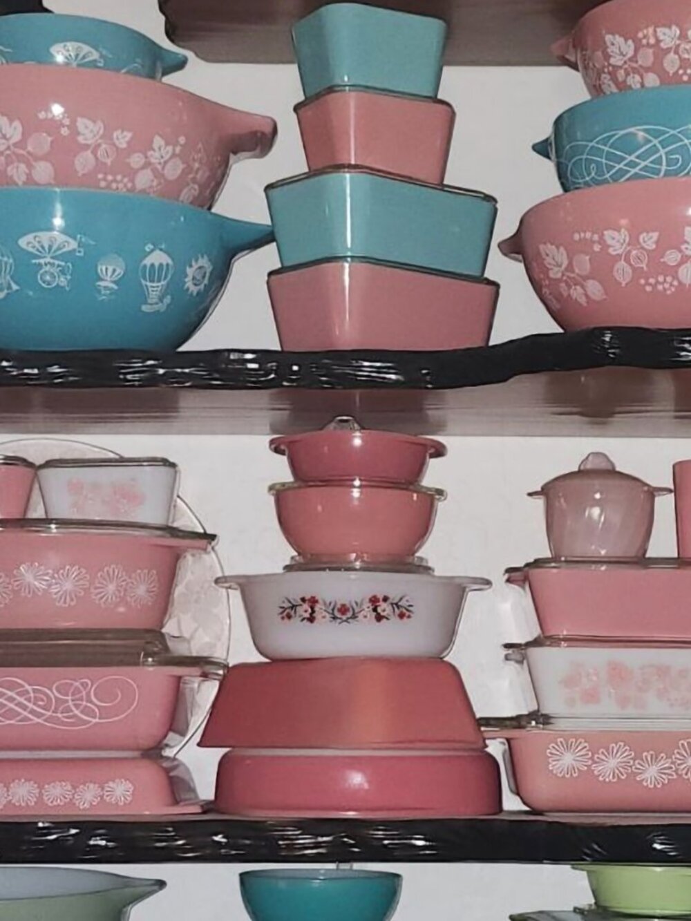 Pink pyrex!
